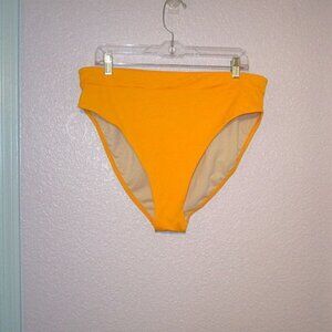 NWT Swimsuits For All BIKINI Bottom Plus Size 18 LINED Sunflower NEON